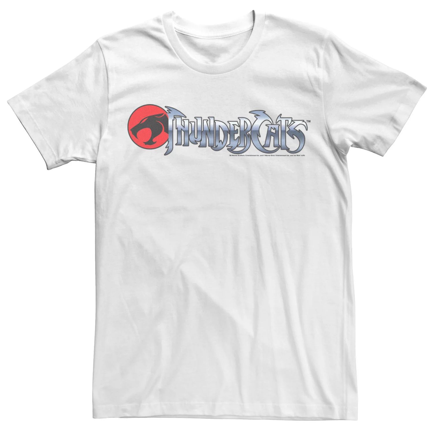 Мужская футболка с простым логотипом ThunderCats Licensed Character
