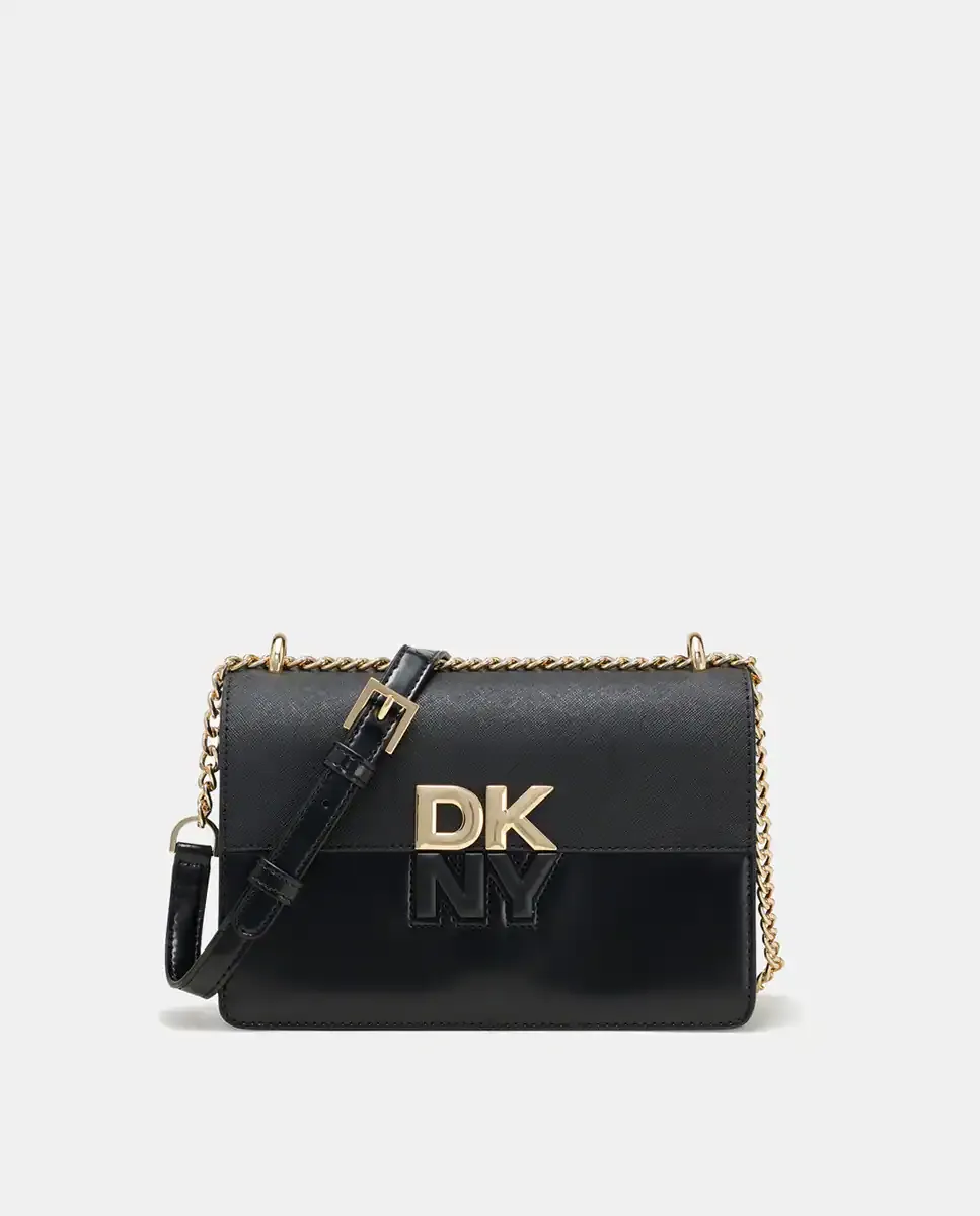 

Сумка DKNY ECHO с длинной ручкой и однотонным принтом, черный