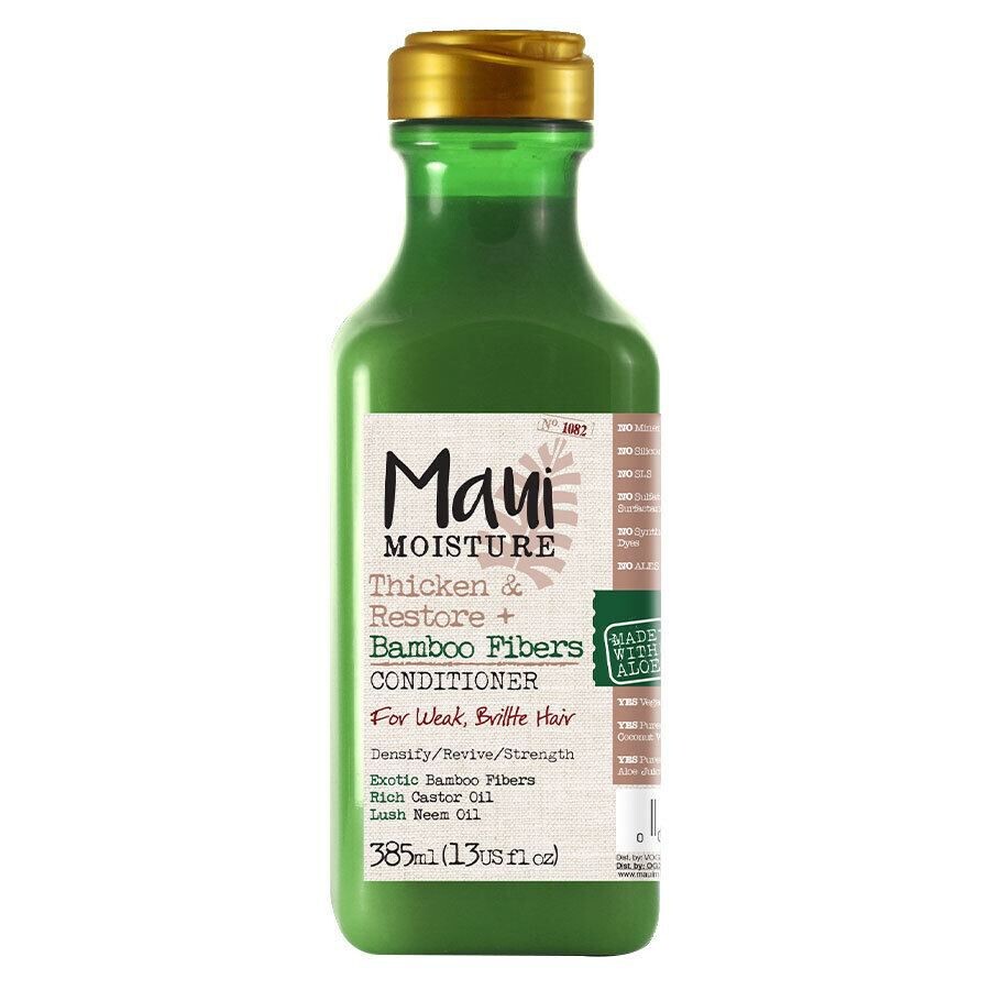 

Кондиционер для ослабленных и ломких волос с бамбуком Maui Moisture Thicken & Restore + Bamboo Fibers, 385 мл