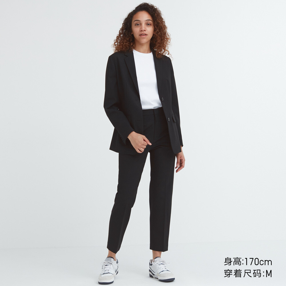 

Брюки Uniqlo эластичные прямые, черный