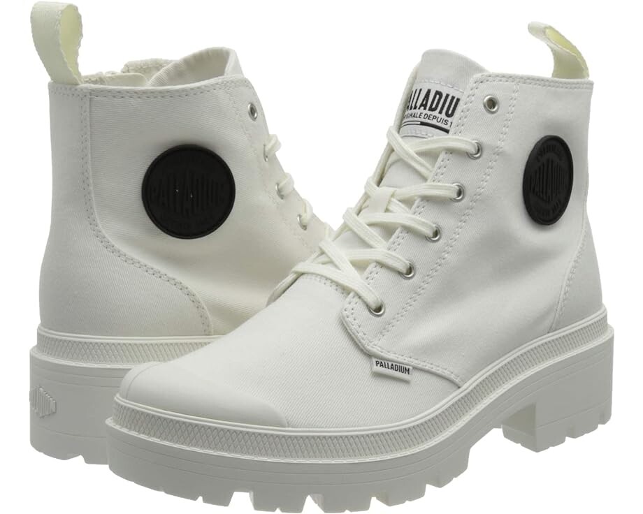 

Ботинки Palladium Pallabase Twill, цвет Star White