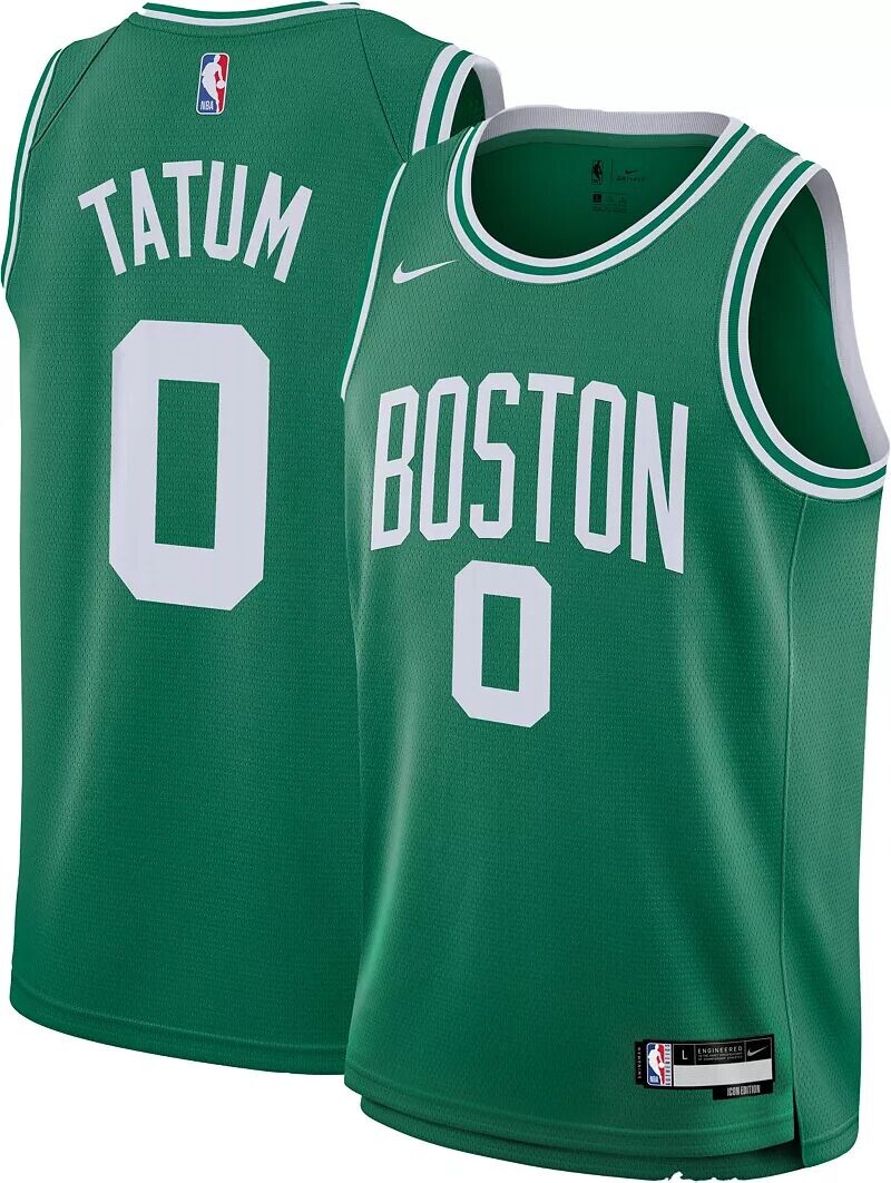 

Nike Youth Boston Celtics Green Джейсон Татум № 0 Swingman Джерси