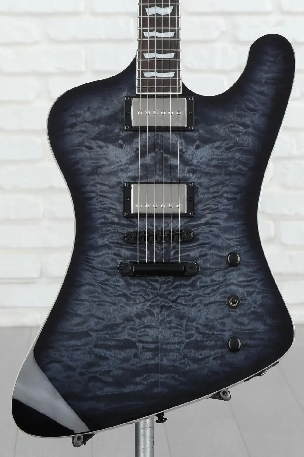 

Электрогитара ESP LTD Phoenix-1000 QM — прозрачный черный Sunburst