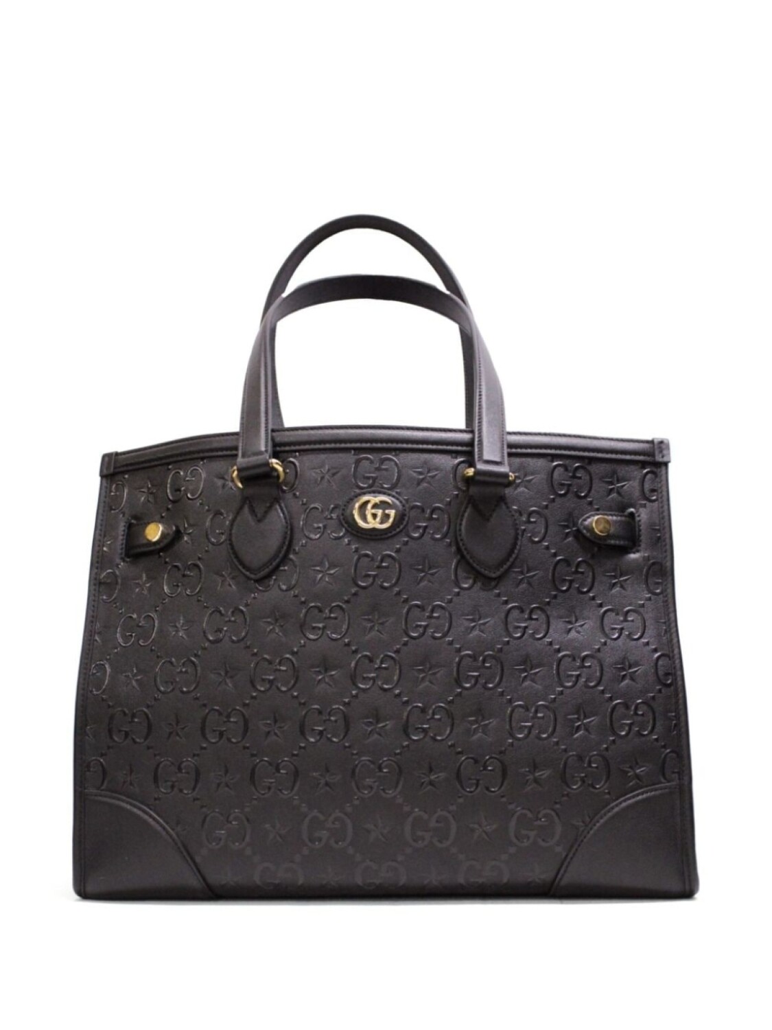 

Gucci сумка-тоут среднего размера с логотипом GG, черный