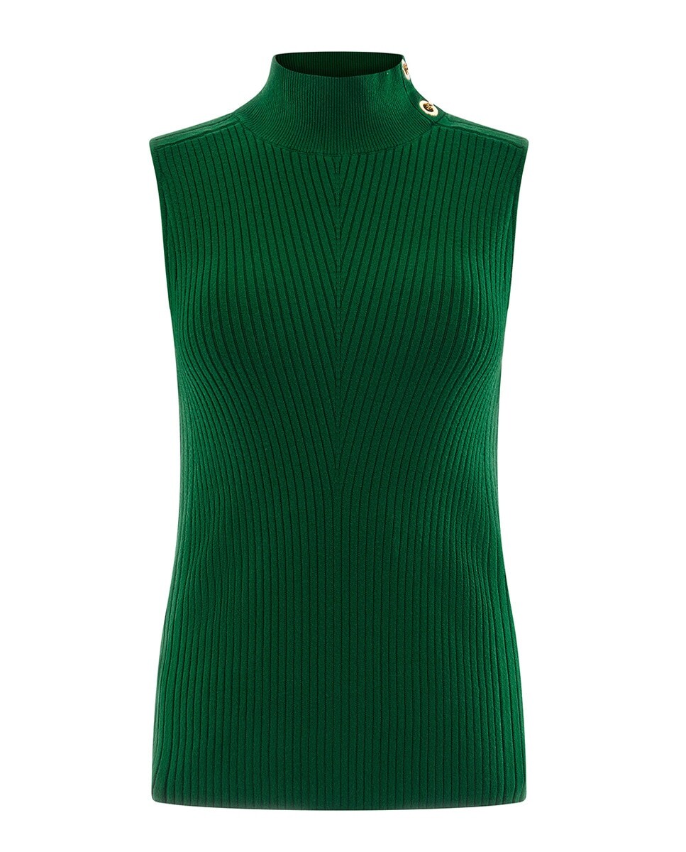 

Женский топ с водолазкой в ​​рубчик Marciano by Guess, темно-зеленый