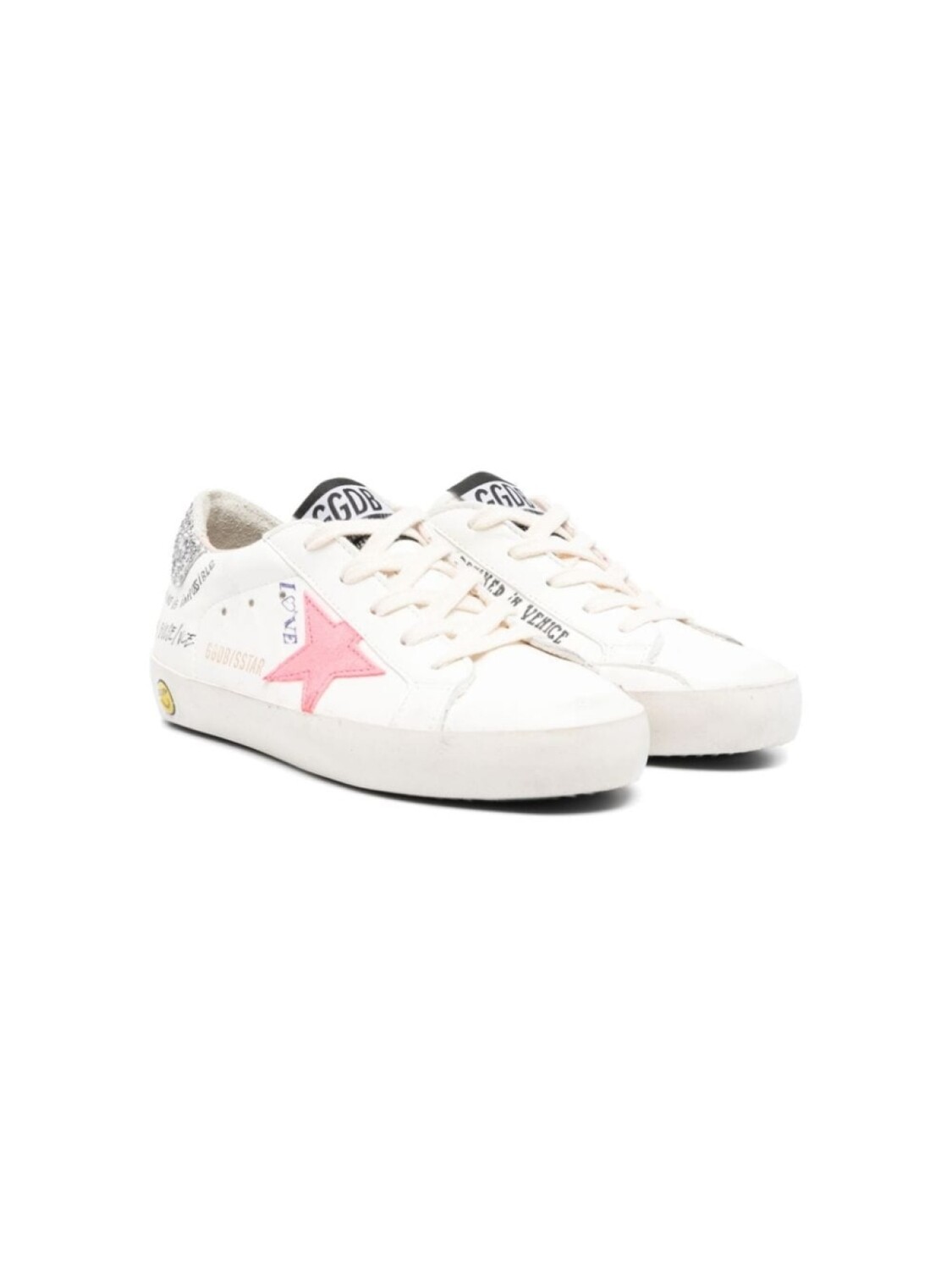 

Golden Goose Kids кеды Super-Star, белый