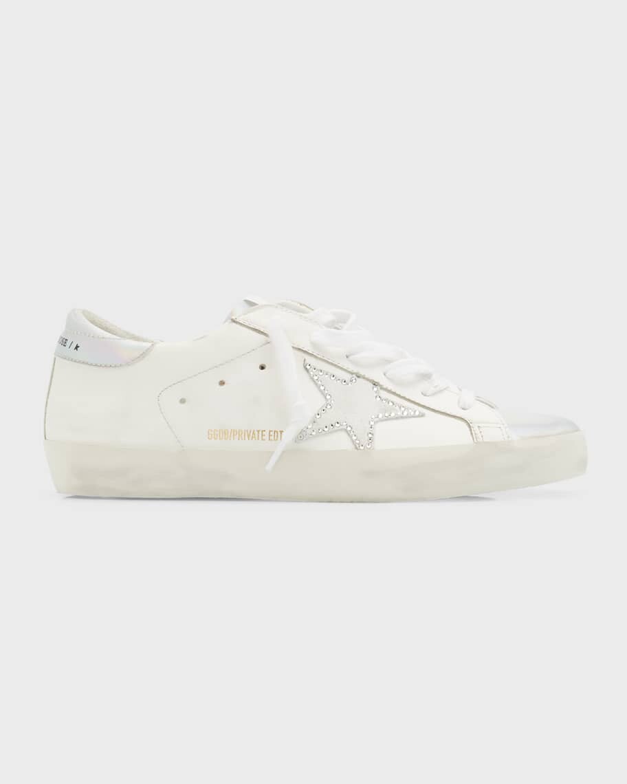 

Низкие кроссовки Superstar с переливающимися кристаллами Golden Goose