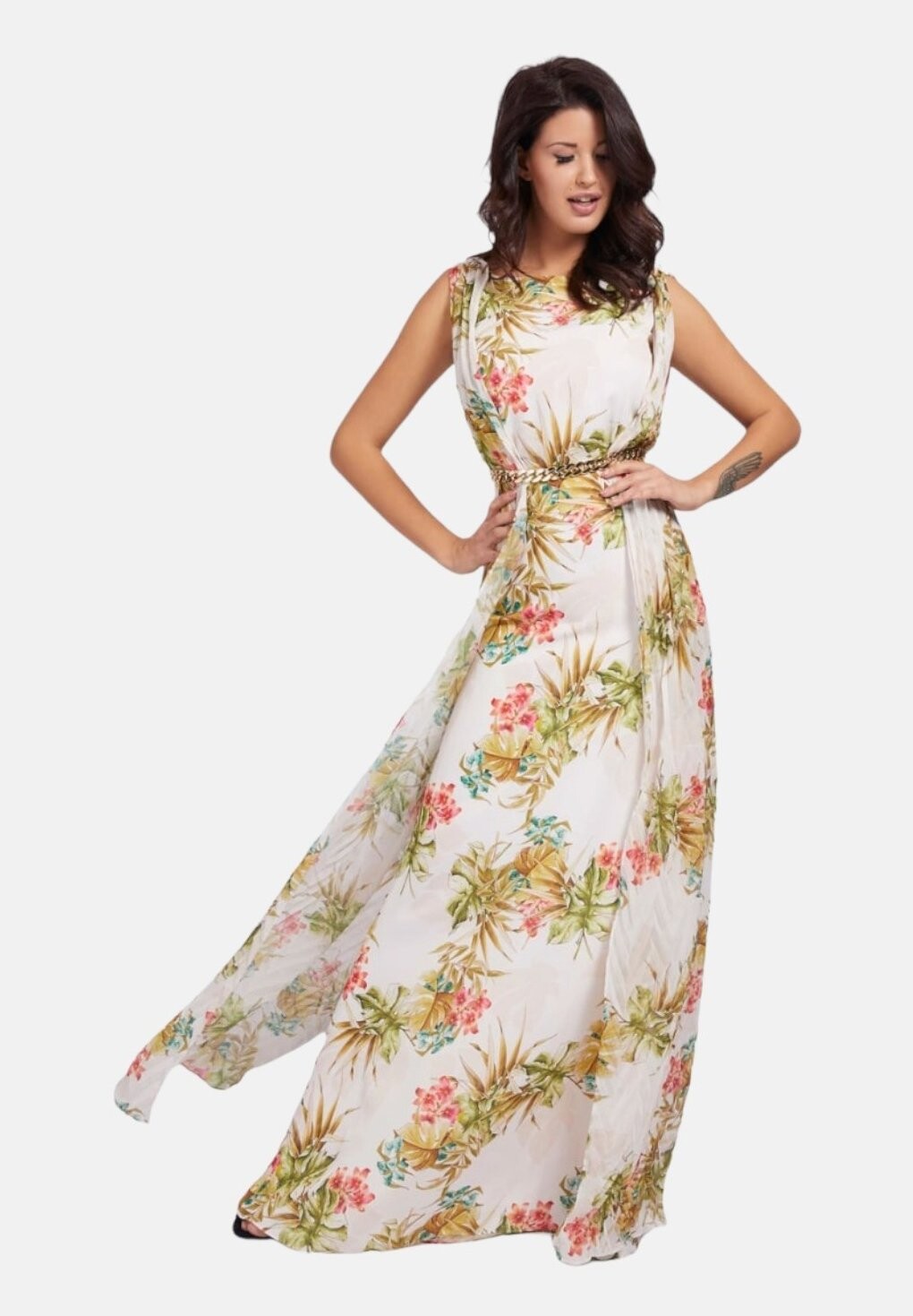 

Длинное платье MARCIANO BY GUESS, белый