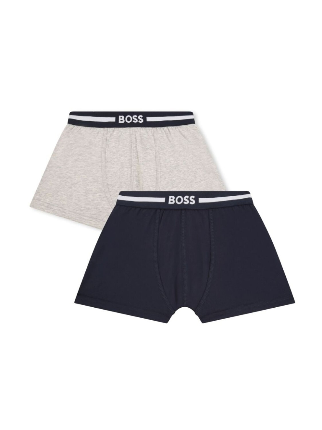 

BOSS Kidswear комплект из двух боксеров с логотипом, синий
