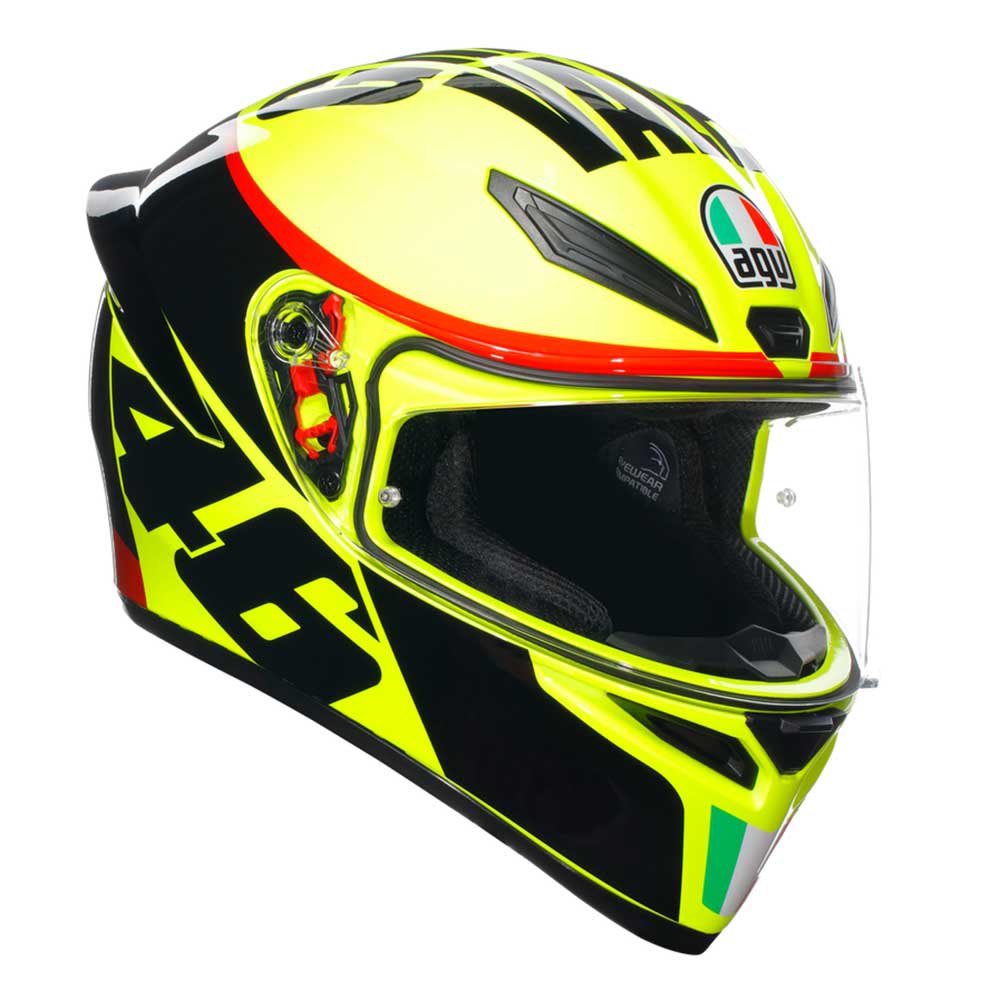 Шлем полнолицевой AGV K1 S E2206, желтый