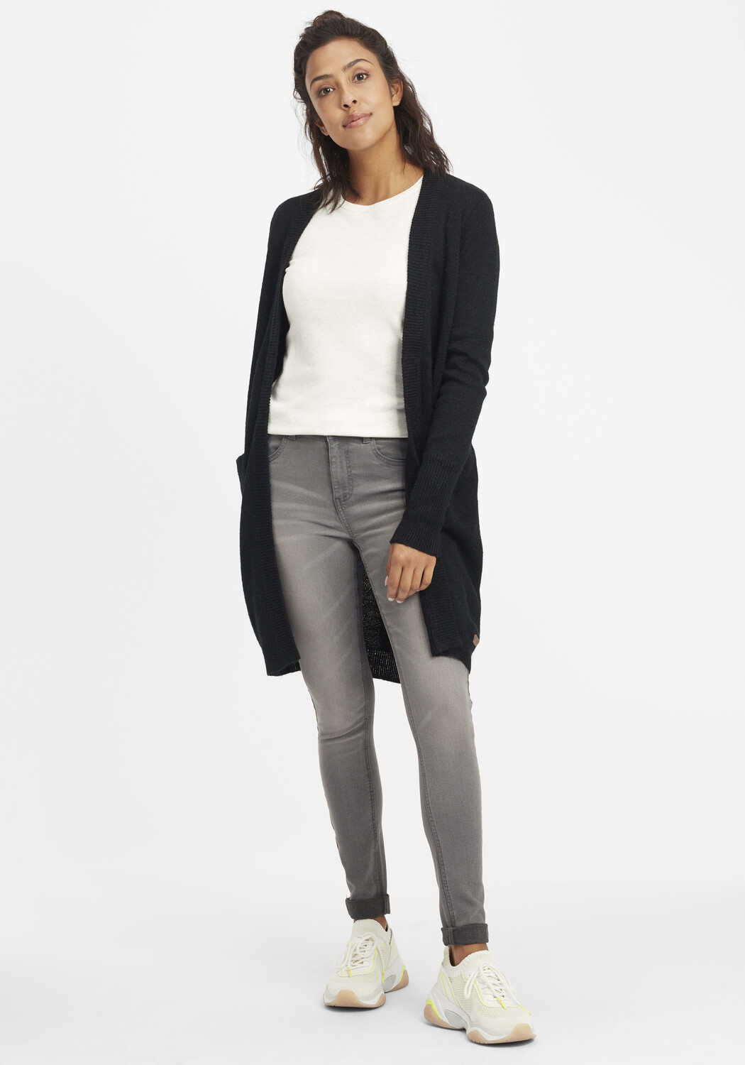 

Кардиган Oxmo Strickjacke, черный