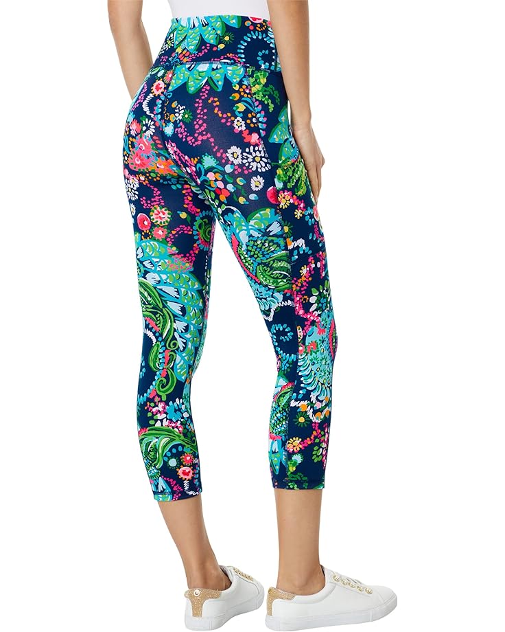 Брюки Lilly Pulitzer High-Rise Crop, цвет Multi Take Me To The Sea