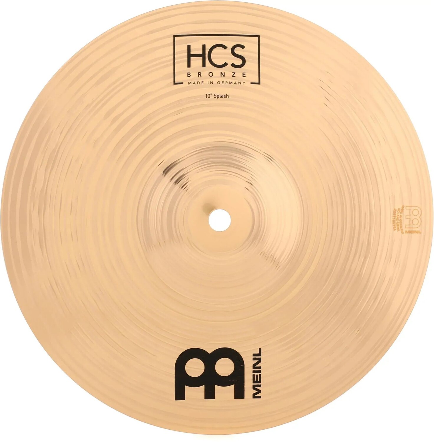 

Тарелки Meinl 10 дюймов HCS Bronze Splash Cymbal