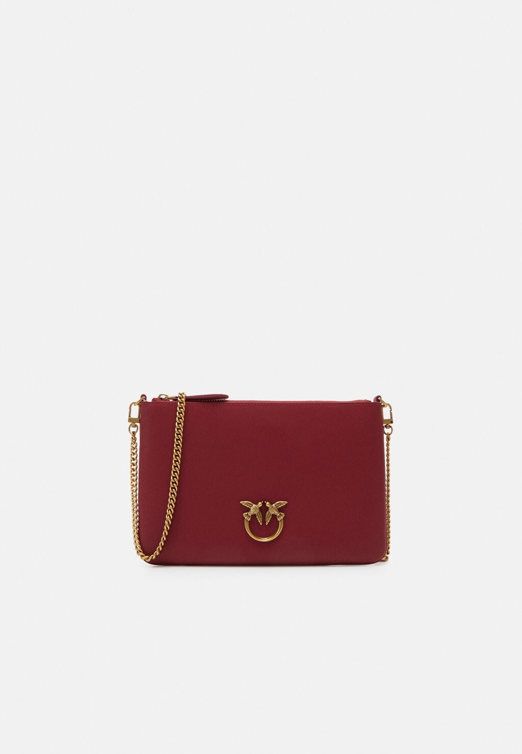 

Сумка кросс-боди Pinko Flat Classic Exclusive Vitello Seta, темно-красный