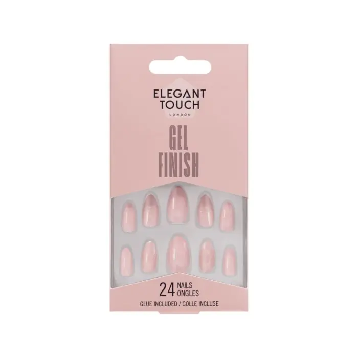 

Накладные ногти uñas postizas gel finish edición limitada Elegant Touch, цвет champagne sparkler