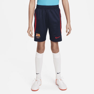 

Шорты Nike FC Barcelona Strike, цвет Obsidian/University Red/University Red