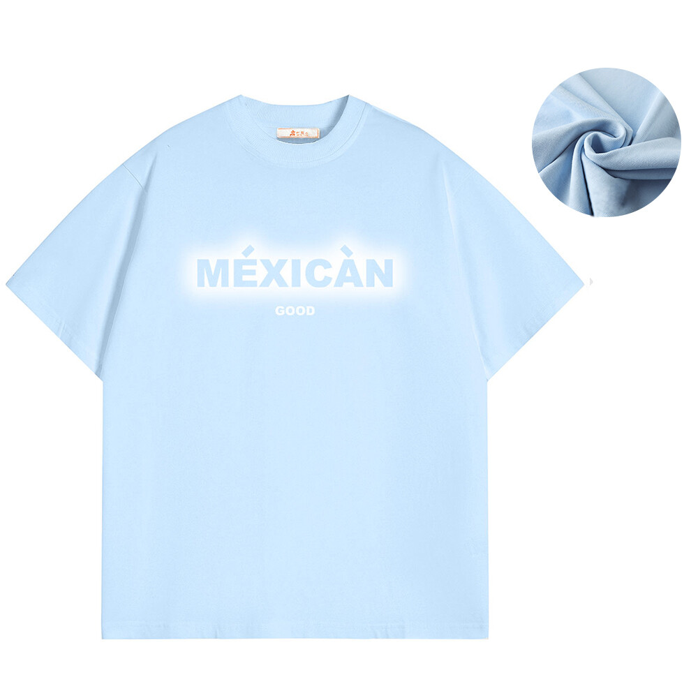 

Футболка унисекс Mexican, цвет Apricot color【Ice silk】