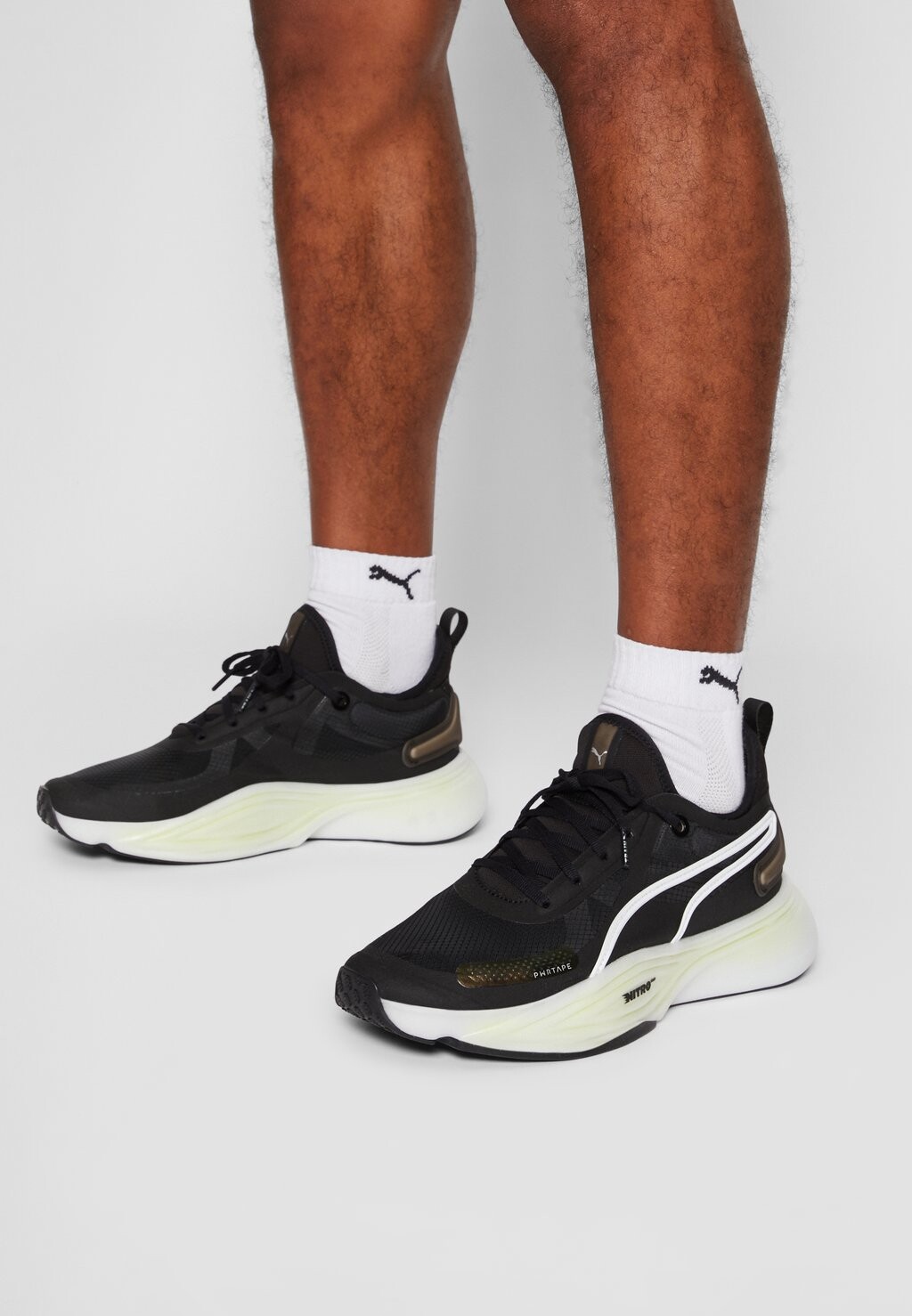 

Кроссовки Pwr Nitro Puma, цвет puma black/puma white