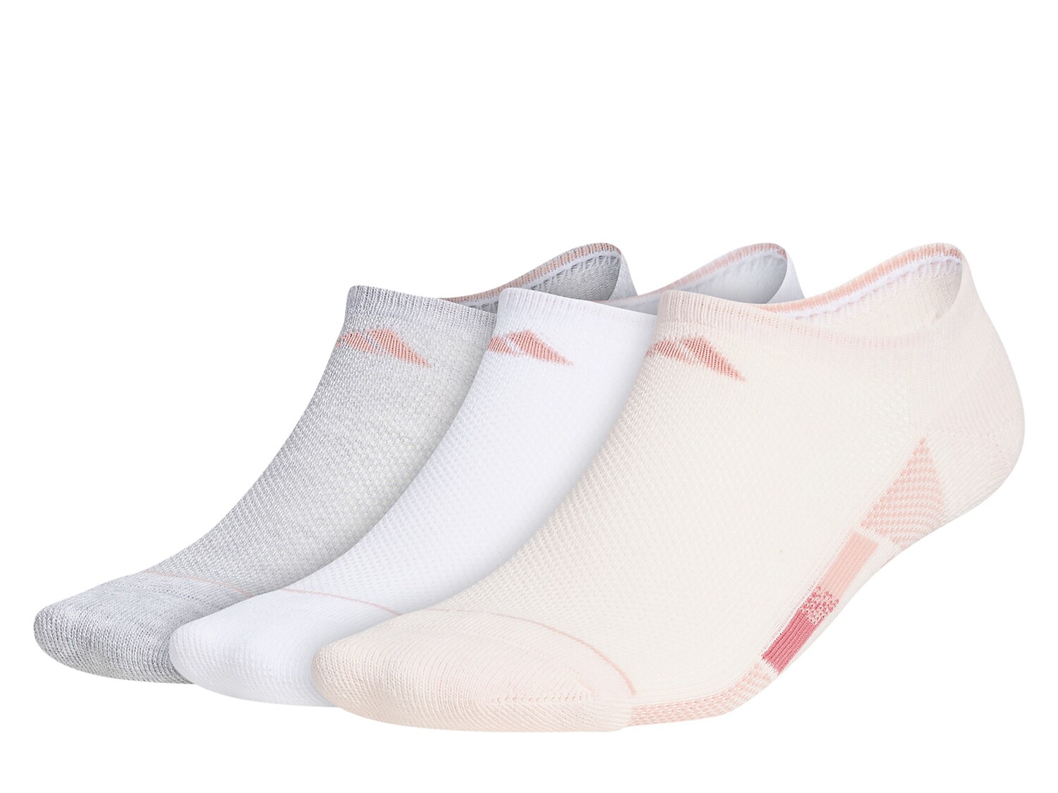 Носки Adidas Superlite Stripe 3 3 шт, серый/белый/розовый носки в тубусе запас носков на 2023 год