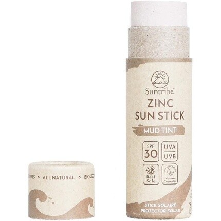 

Натуральный минеральный цинковый солнцезащитный стик Spf 30, органический, безопасный для рифов, 30 г, Suntribe