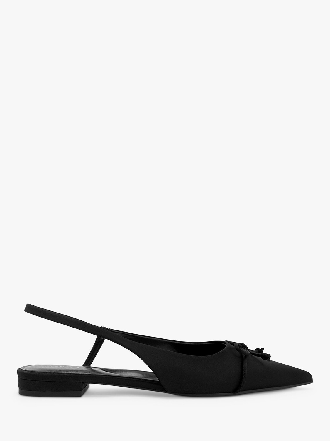 

CHARLES & KEITH Туфли с острым носком и бантом, черный