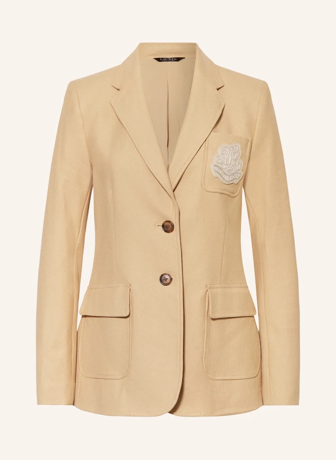 

Блейзер из пике Lauren Ralph Lauren, бежевый