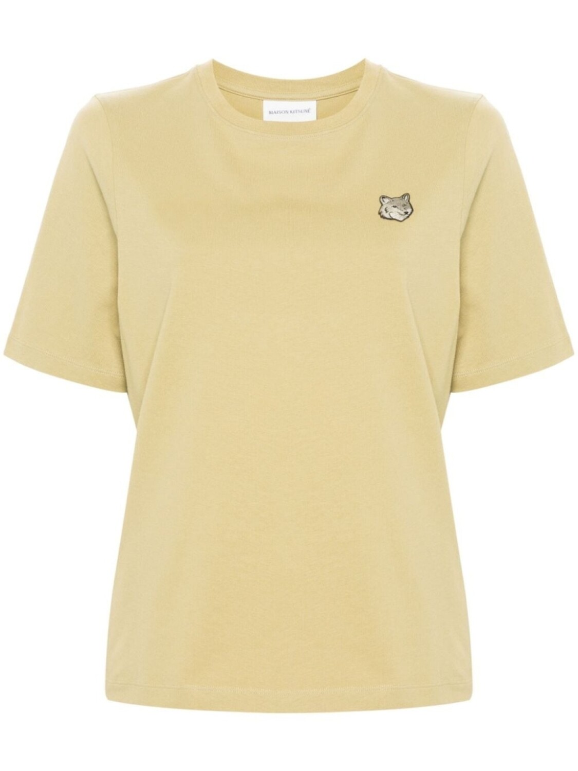 

Maison Kitsuné футболка с нашивкой Fox, зеленый
