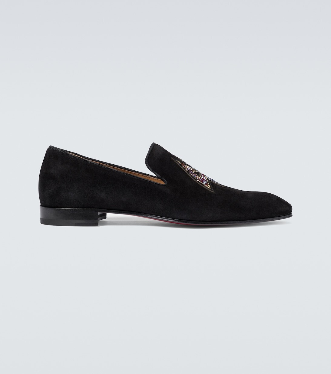 

Замшевые лоферы Dandelion Christian Louboutin, черный