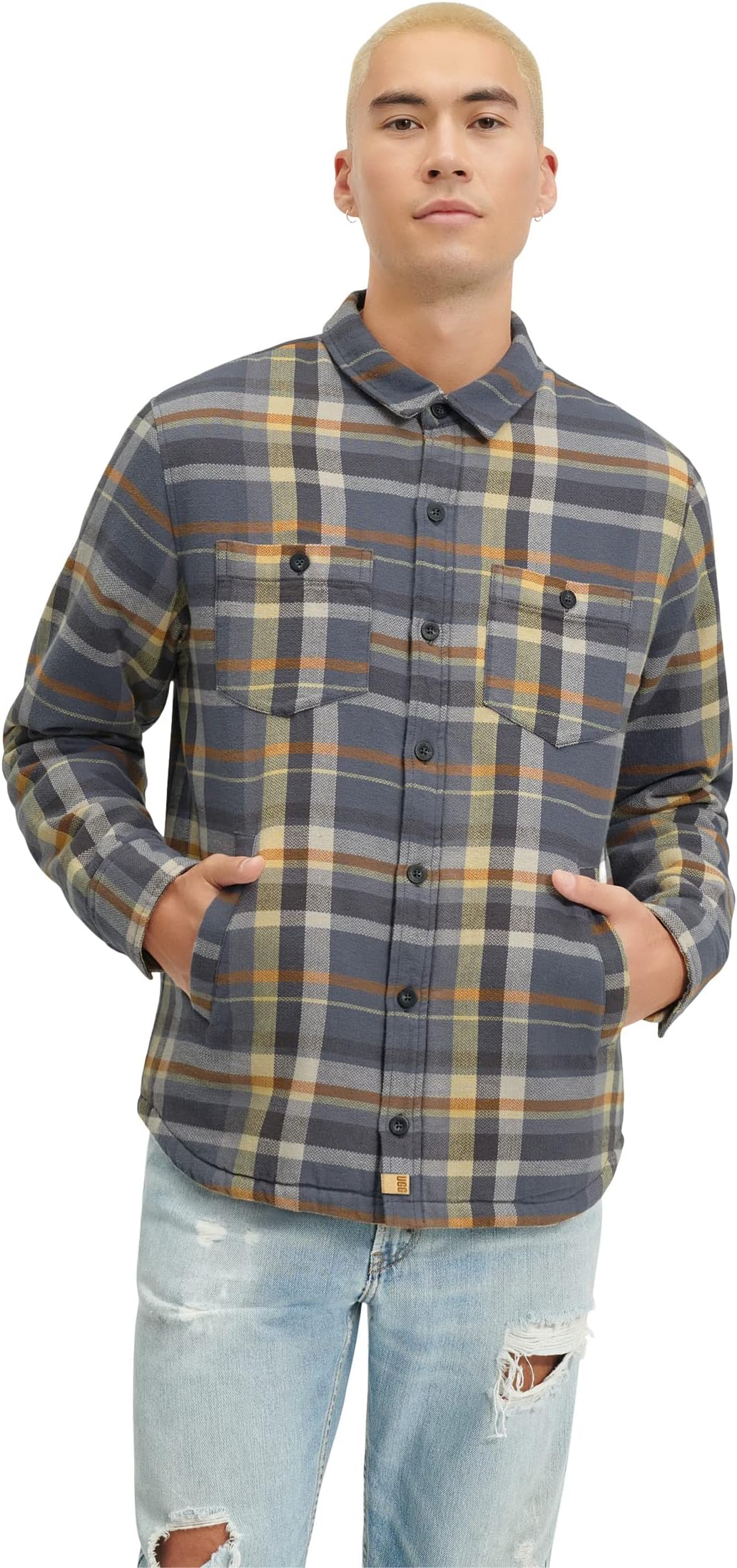 Куртка Braxton Plaid Shirt Jacket UGG, цвет Cyclone Multi