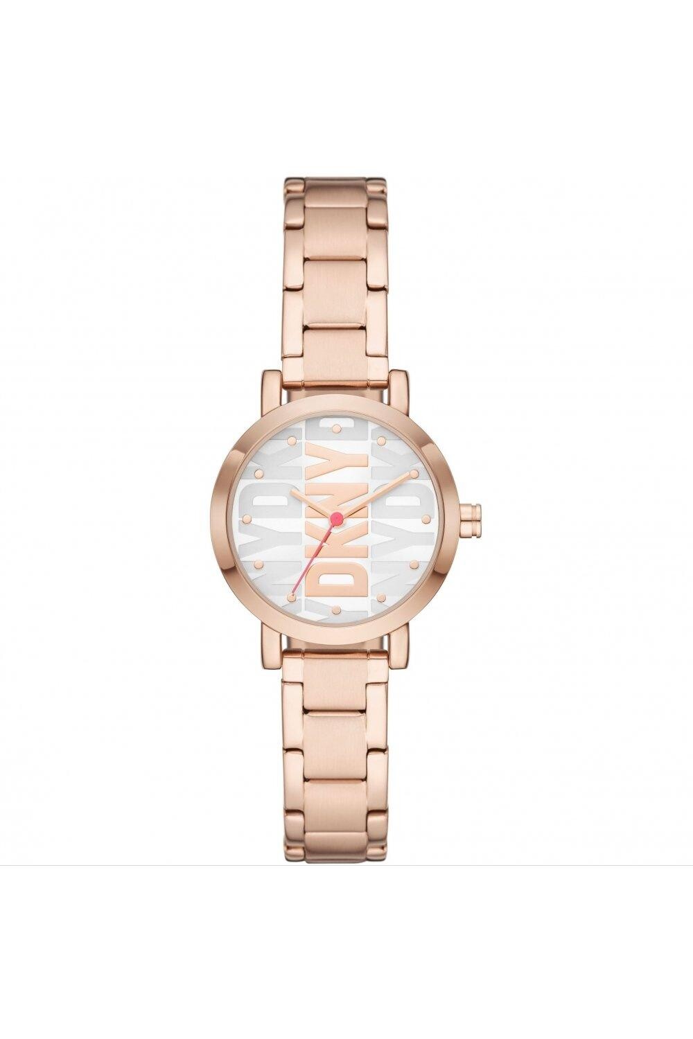 

Модные аналоговые кварцевые часы - Ny6648 DKNY, белый