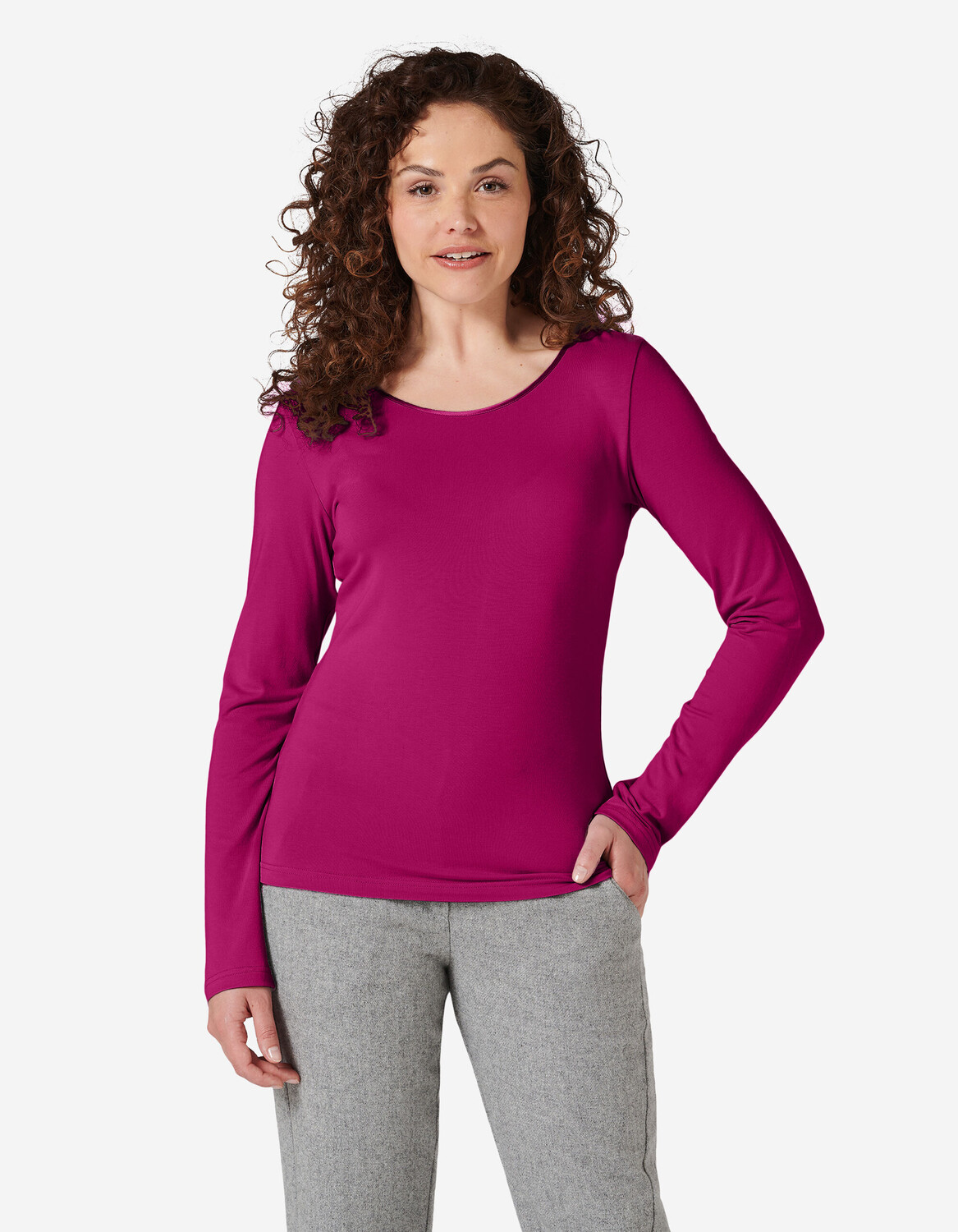 

Лонгслив Eve in Paradise Basic Dolly, цвет Berry