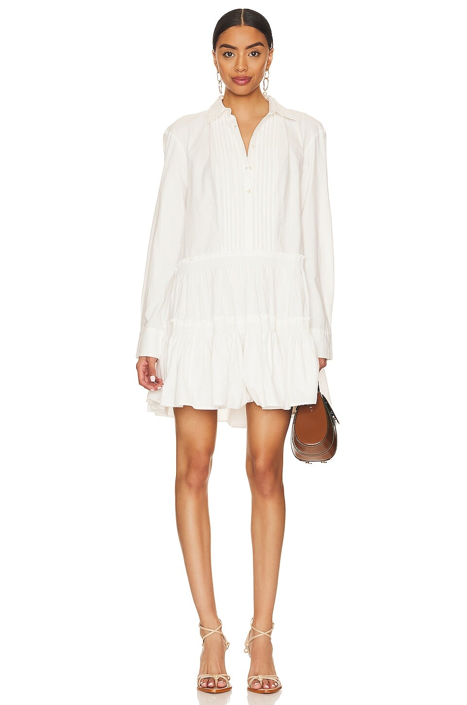 

Платье мини Free People Billie, цвет Optic White