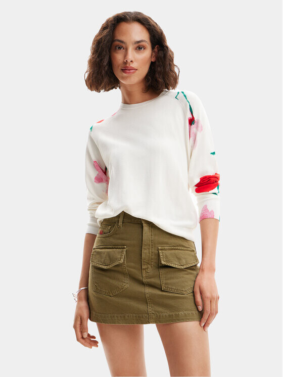 

Свитер обычного кроя Desigual, белый
