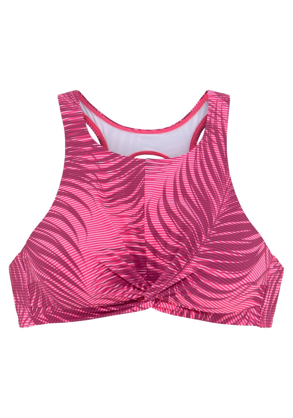 

Спортивный бикини-топ Bralette LASCANA ACTIVE, розовый