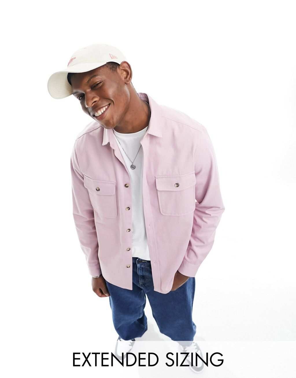 

Сиреневый хлопковый жакет ASOS DESIGN