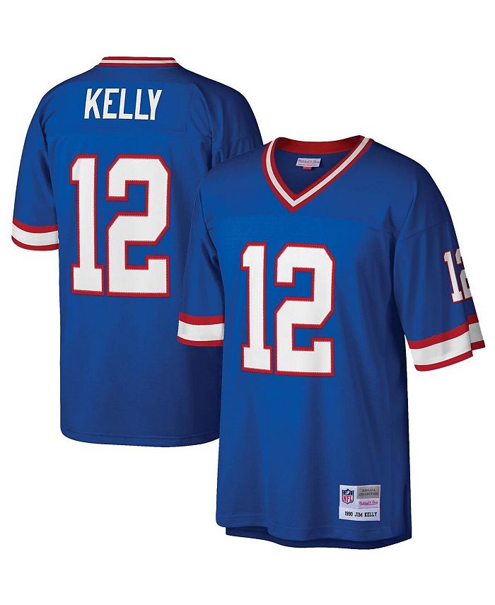 

Мужская копия джерси Jim Kelly Royal Buffalo Bills Legacy Mitchell & Ness, синий