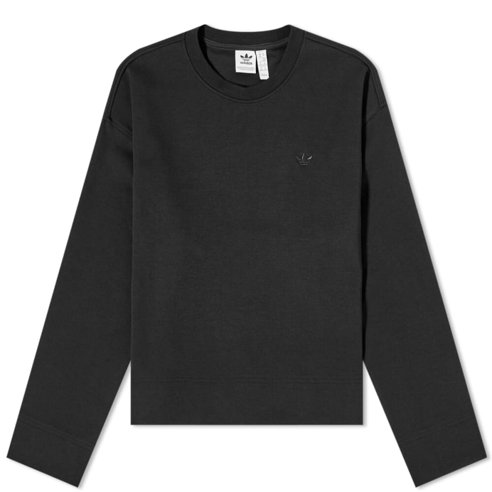 

Короткий спортивный свитер Adidas Essential, черный