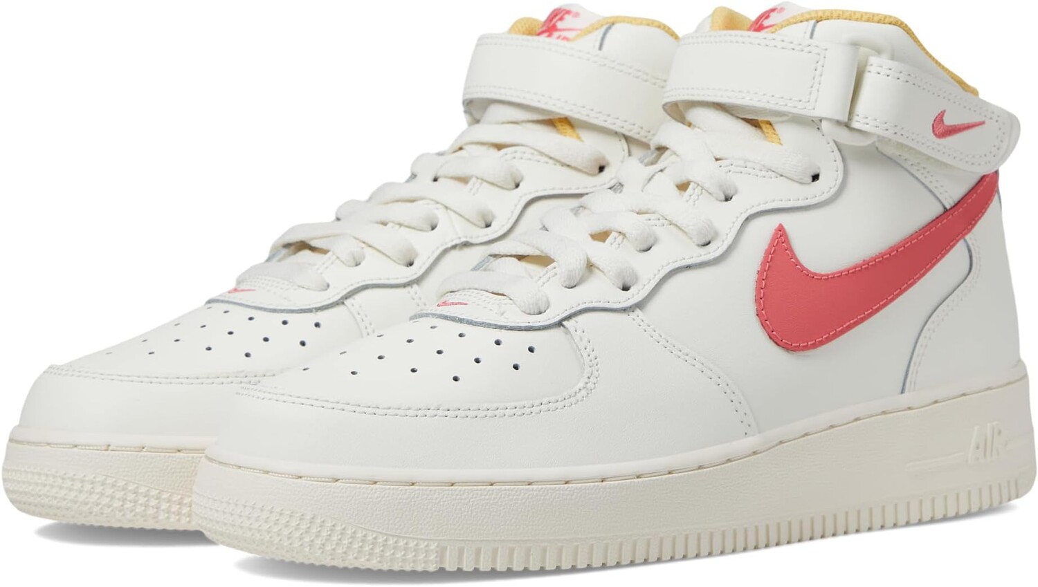

Кроссовки Air Force 1 Mid LE Nike, цвет Sail/Sea Coral/Laser Orange/White