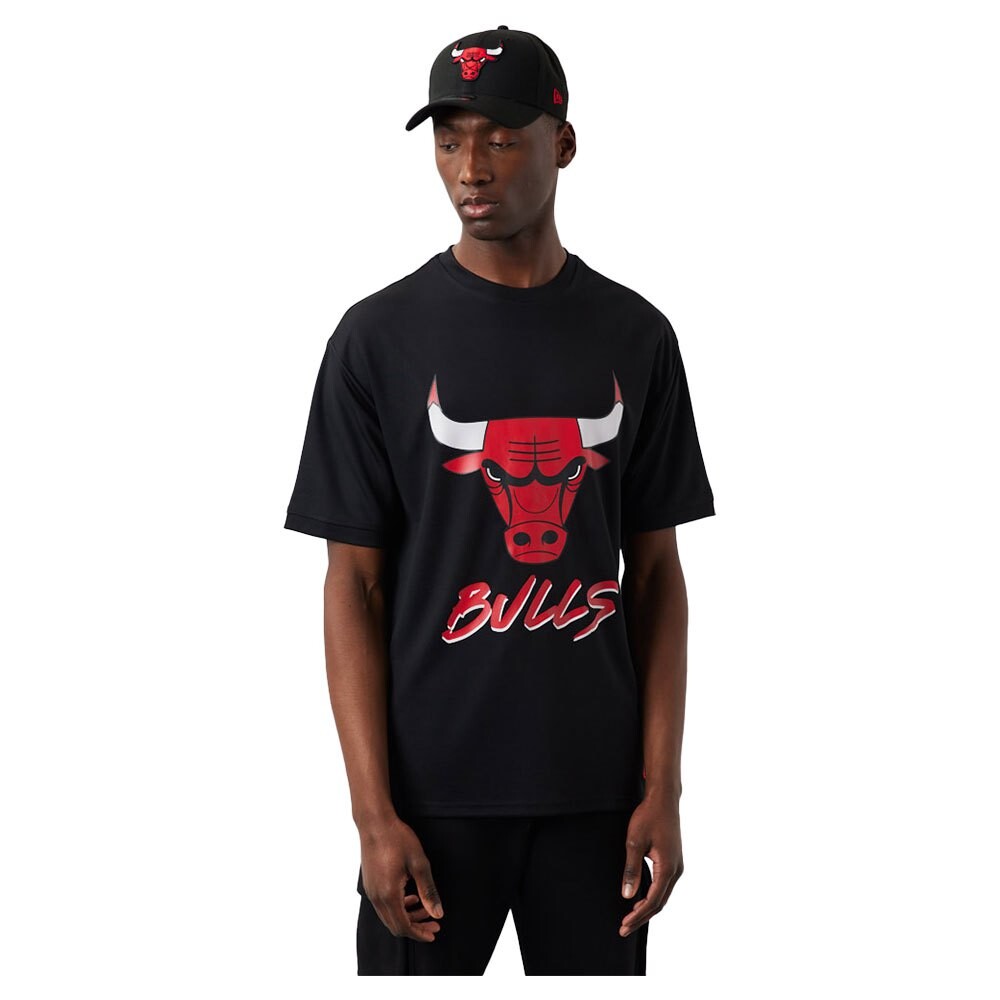 

Футболка New Era Chicago Bulls NBA Script Mesh, черный
