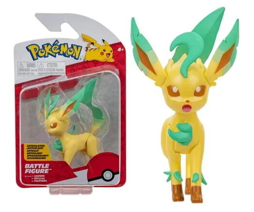 

Покемон, фигурка покемона: Leafeon W13, боевая фигурка! JAZWARES