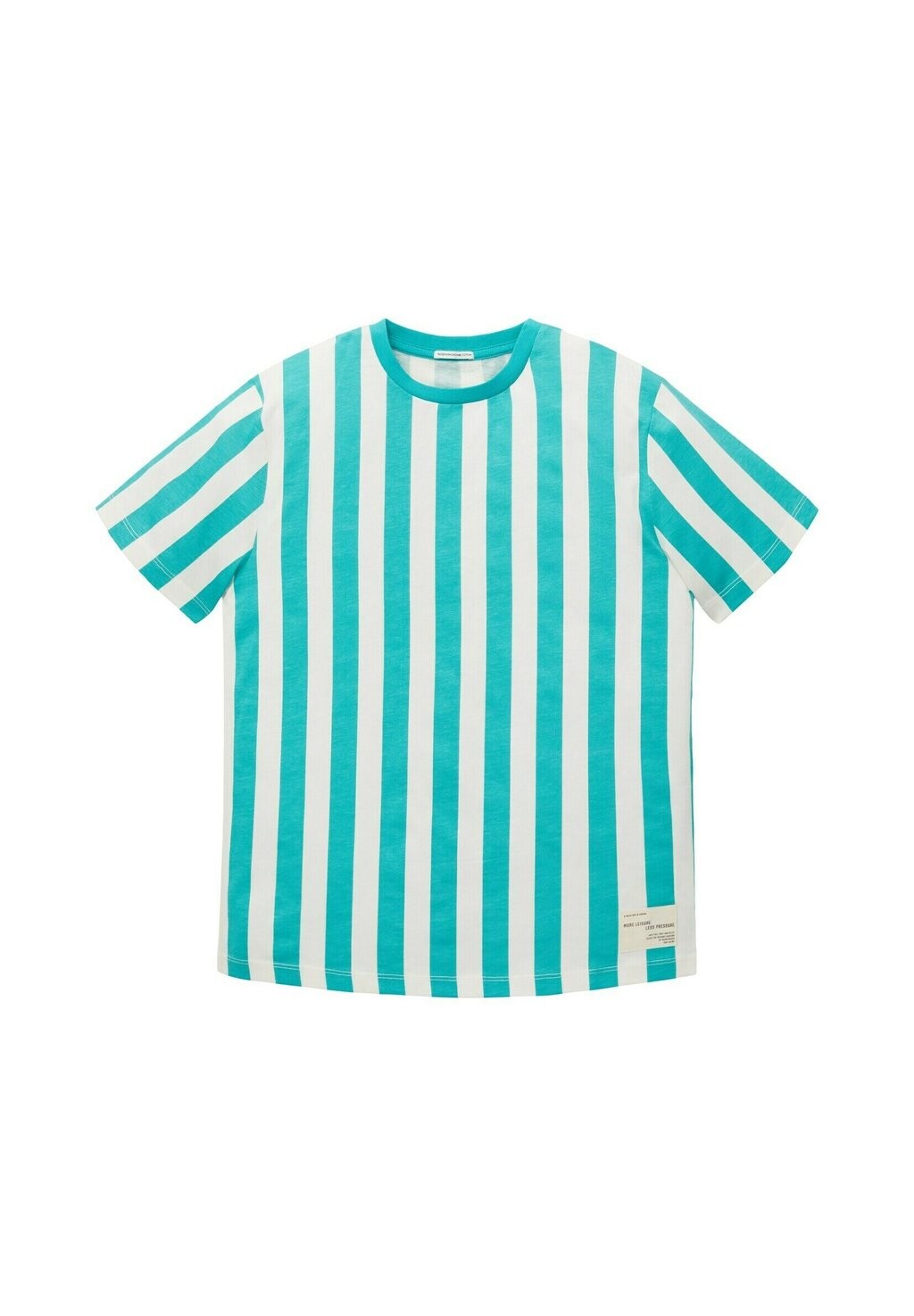 

Футболка с принтом GESTREIFTES TOM TAILOR, цвет green beige vertical stripe