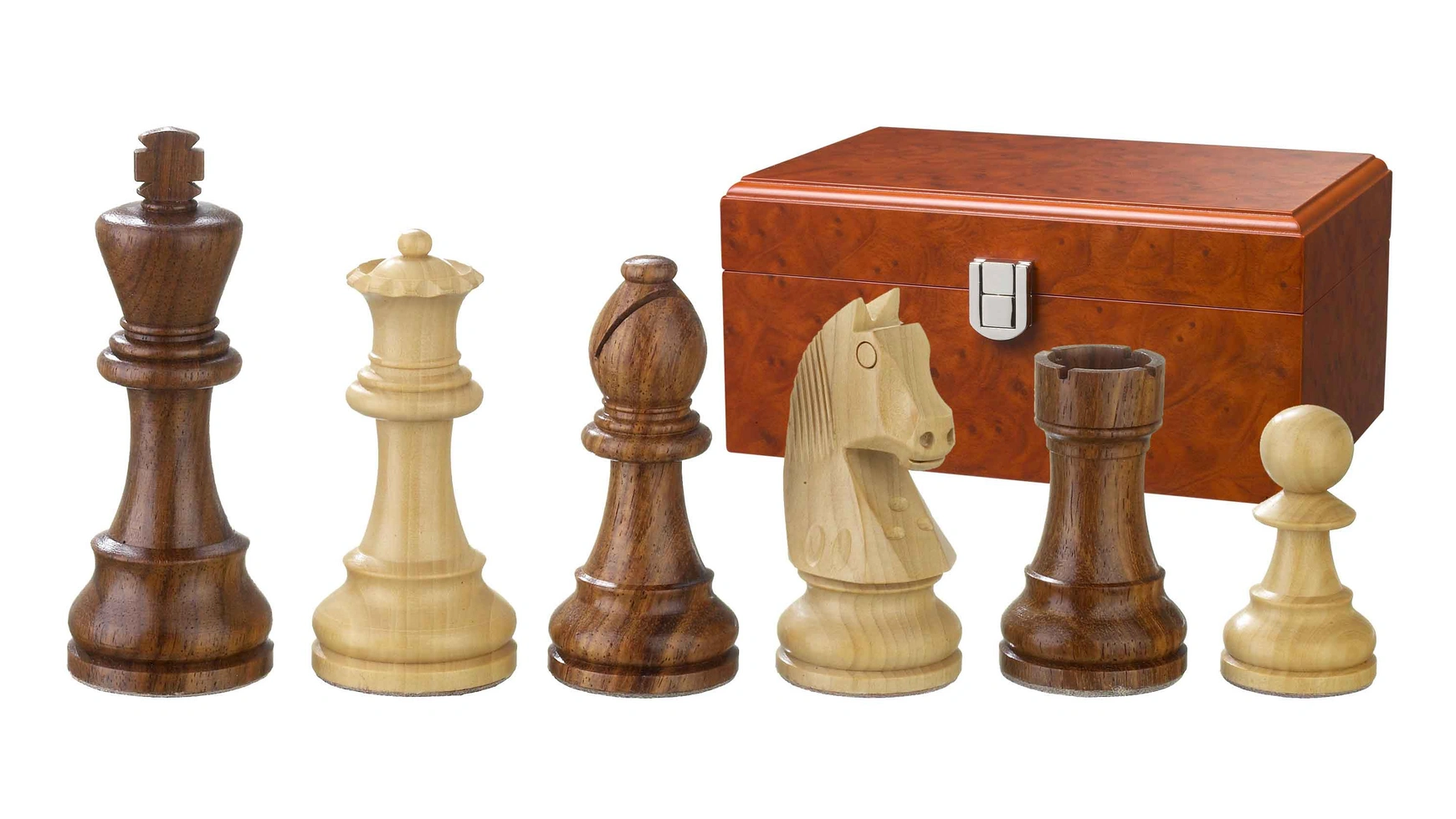 Artus, kh 95 мм, шахматные фигуры в деревянной коробке