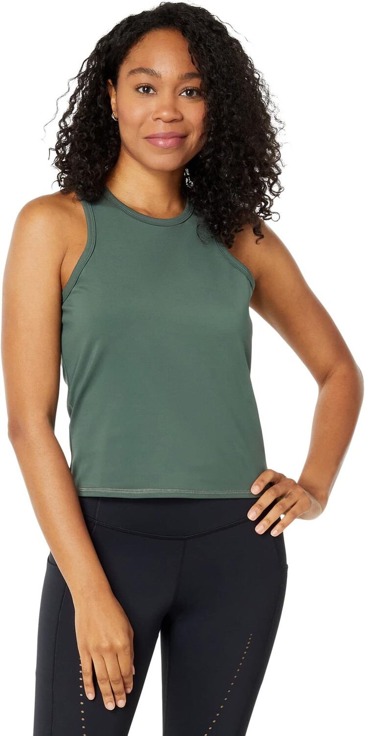 

Топ THRIVE SOCIETE Racerback Crop Tank, цвет Forest