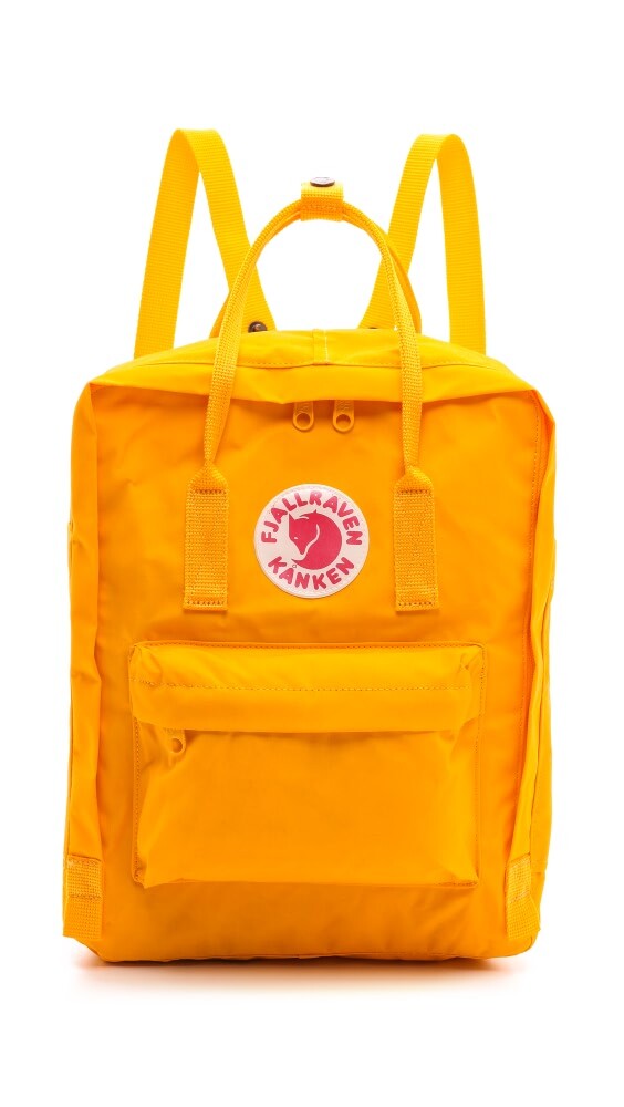 

Рюкзак Fjallraven Kanken, желтый