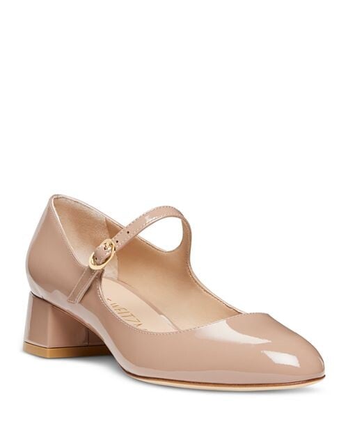 

Женские туфли Vivienne 35 Mary Jane Stuart Weitzman, цвет Tan/Beige