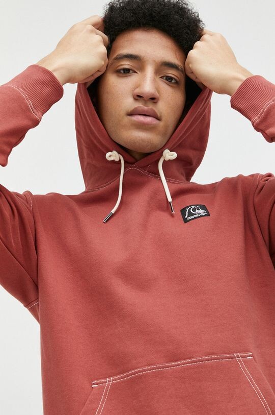 

Толстовка из хлопка Quiksilver, красный