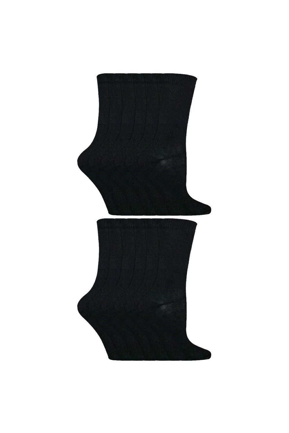 цена 12 пар разноцветных хлопковых носков в упаковке Sock Snob, черный