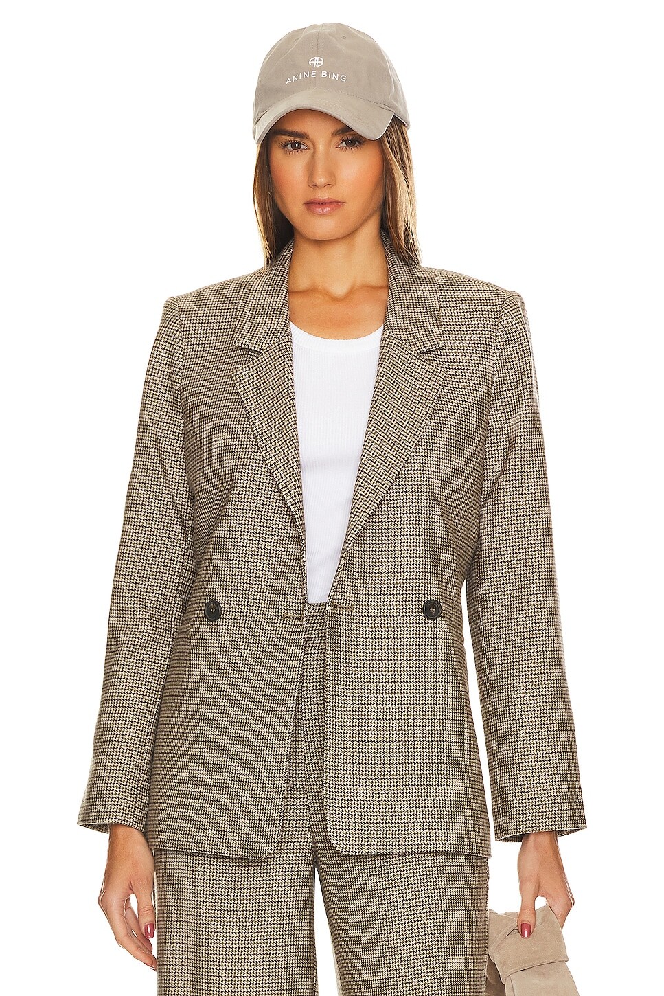 

Блейзер ANINE BING Madeleine, цвет Mini Houndstooth