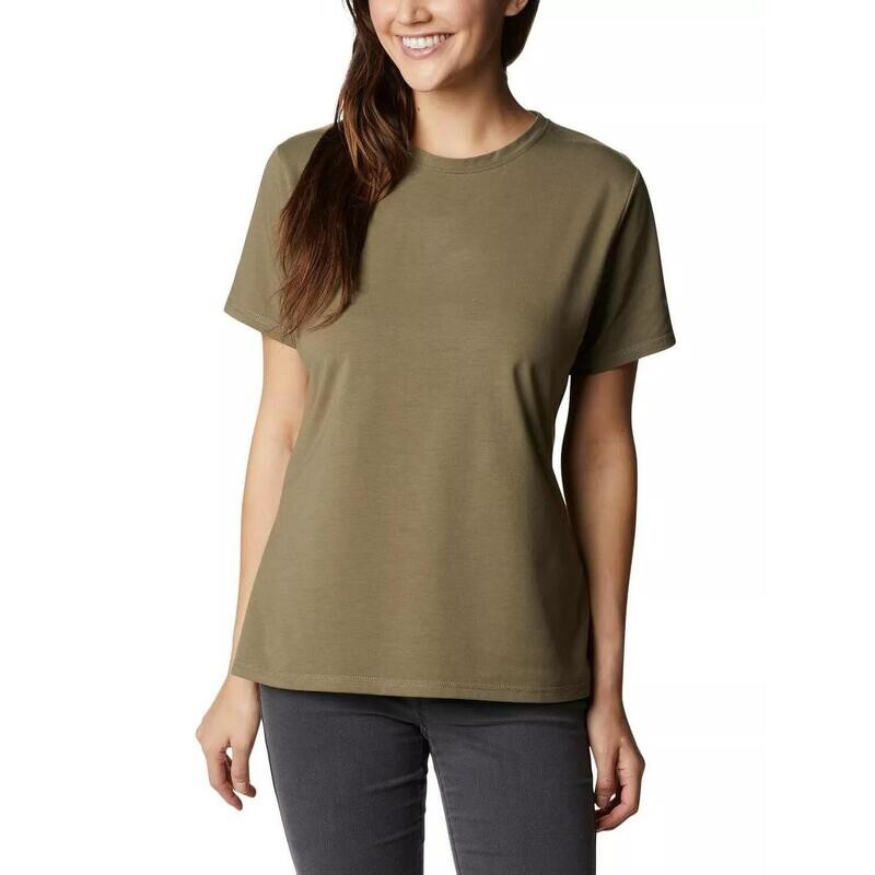

Футболка с коротким рукавом Sun Trek SS Graphic Tee женская - зеленая COLUMBIA, цвет gruen