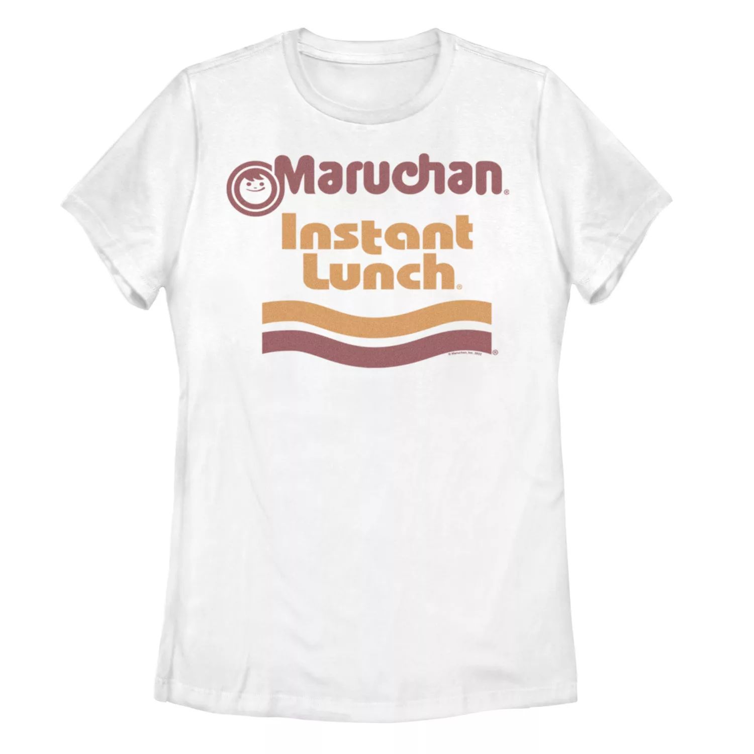 Детская футболка Maruchan с графическим логотипом «Instant Lunch» Licensed Character лапша maruchan instant lunch hot spicy lime shrimp с креветками 64 г